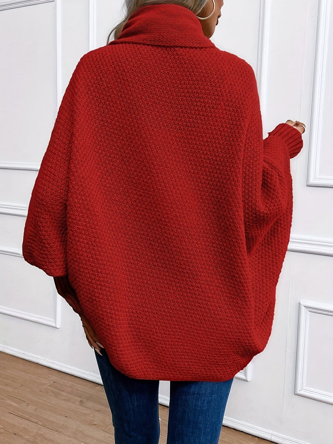 Guinevere draped shawl collar cardigan in milky, front view