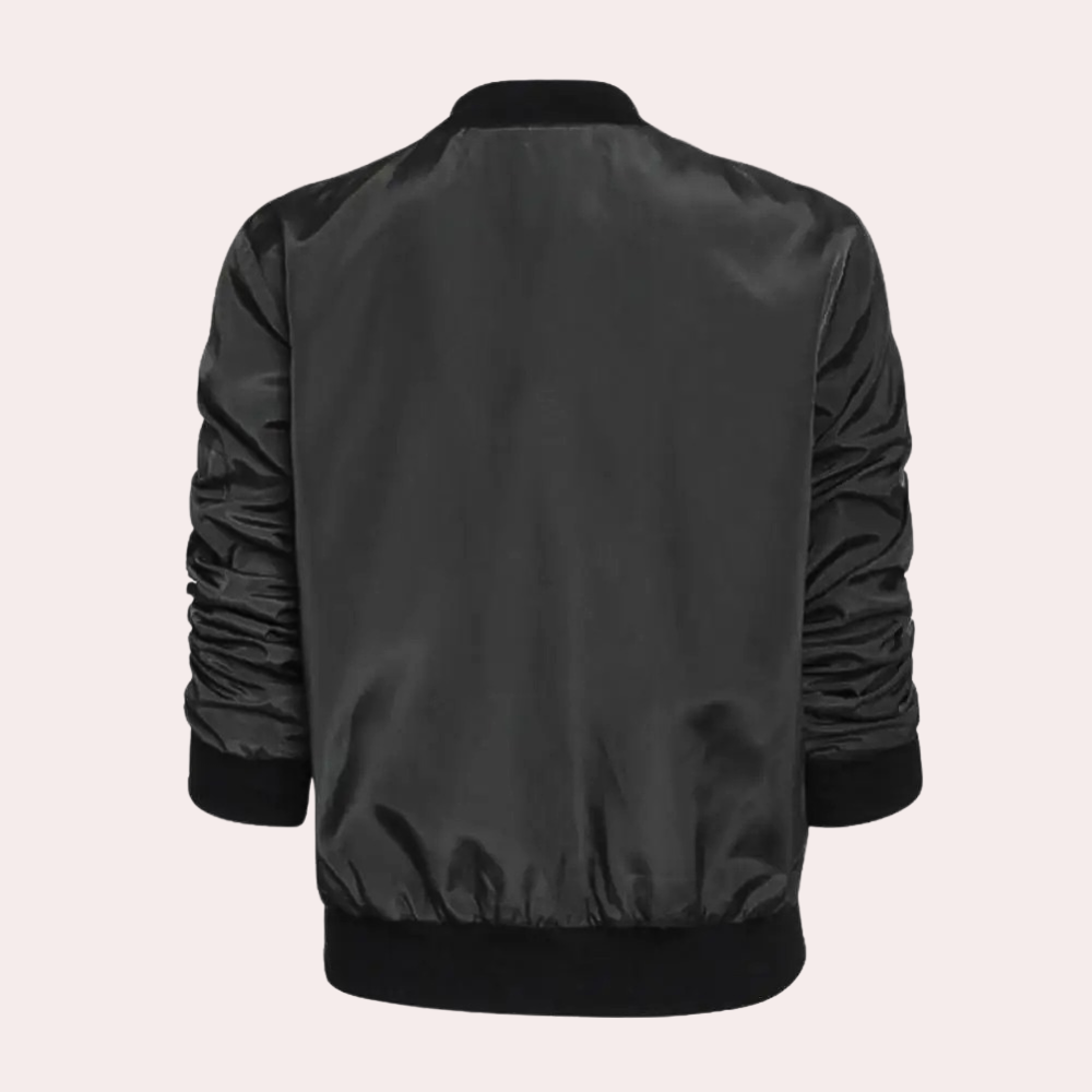 Talulla lightweight bomber jacket, back view